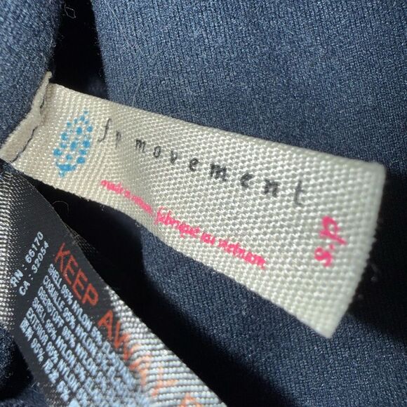 Free people movement Midnight Blue Ribbed Tank Top Small #715 - Picture 4 of 5